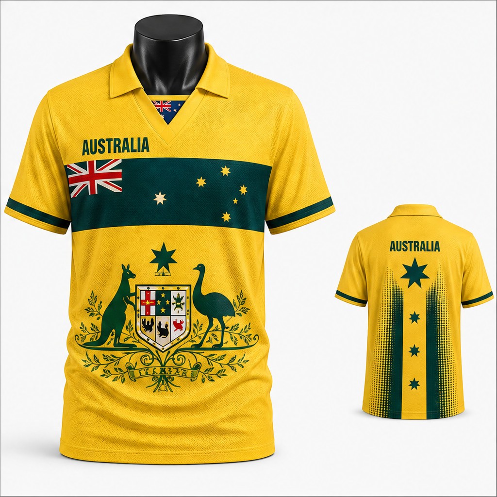 Mens Australia Ornate Kangaroo - Vintage Fashion Australia recension och pris